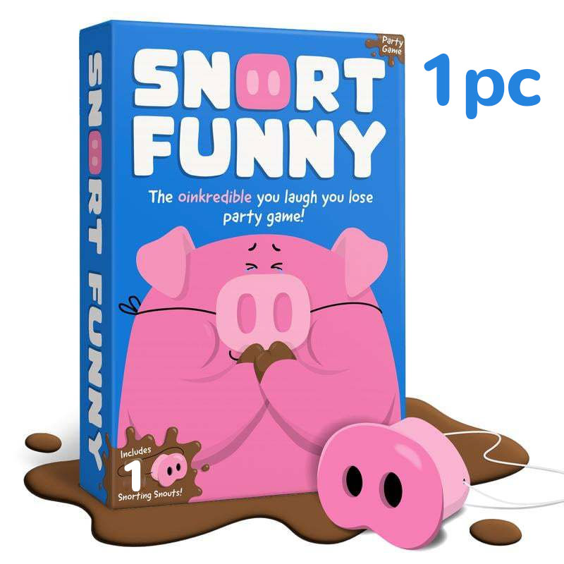 🎲 Family Game | Snort Funny: The "Laugh &You Lose" Party Game 🐷😂