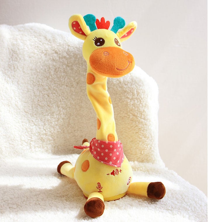 🎉 Bestseller Giraffe Plush Toy | Sings, Dances & Repeats What You Say (Interactive) 🦒🎶