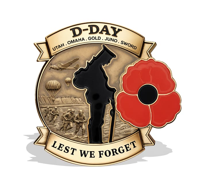 "All Gave Some, Some Gave All" 🌹 80th Anniversary Honor Brooch