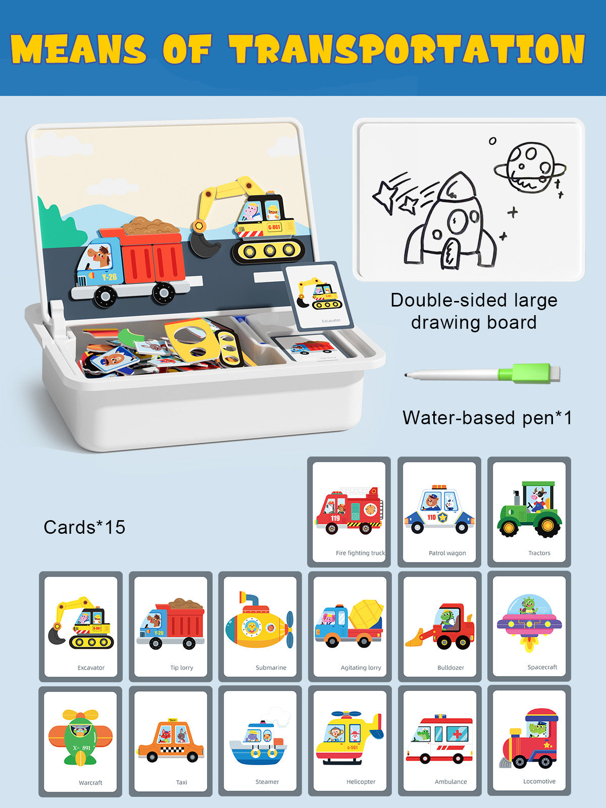 💥 50% OFF 🧩 Magnetic Face Puzzle | Creative Learning Toy 👶