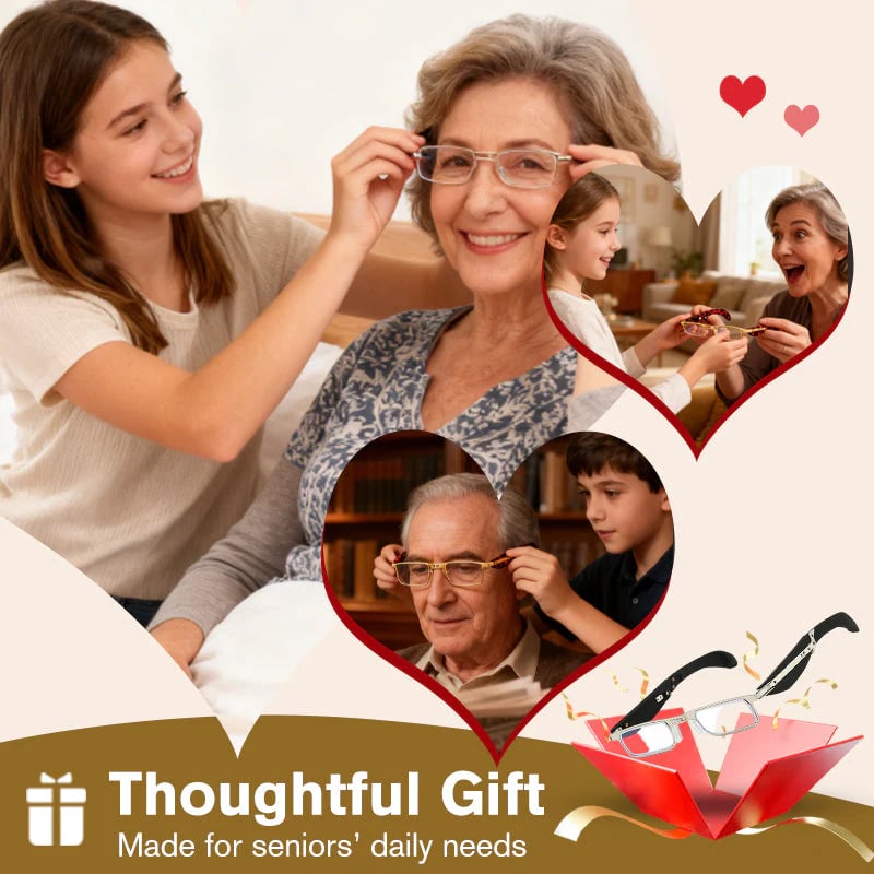 Compact Foldable Reading Glasses ✨ Blue Light Blocking Pocket Readers 👓