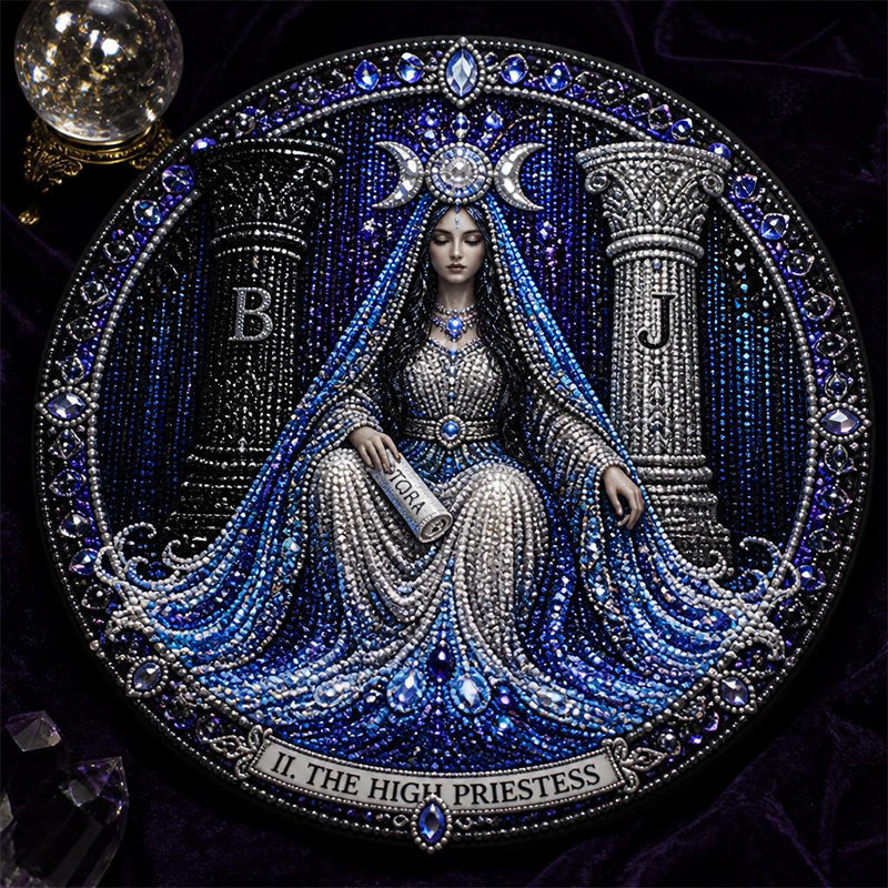 ✨ Sparkle Your Soul: 5D DIY Tarot Diamond Painting Kit for Relaxation & Sacred Decor 🔮