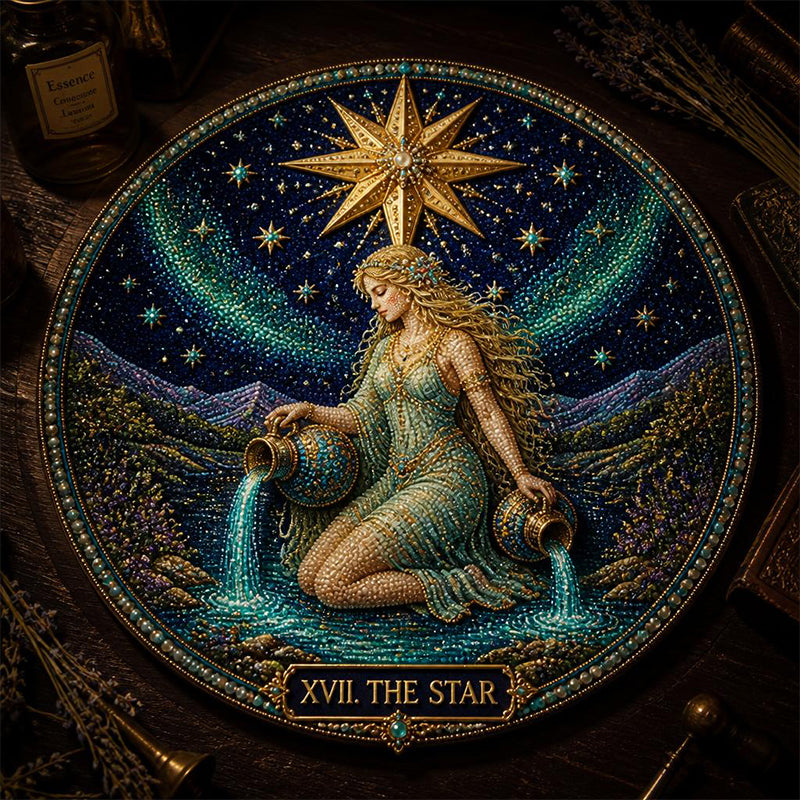 ✨ Sparkle Your Soul: 5D DIY Tarot Diamond Painting Kit for Relaxation & Sacred Decor 🔮