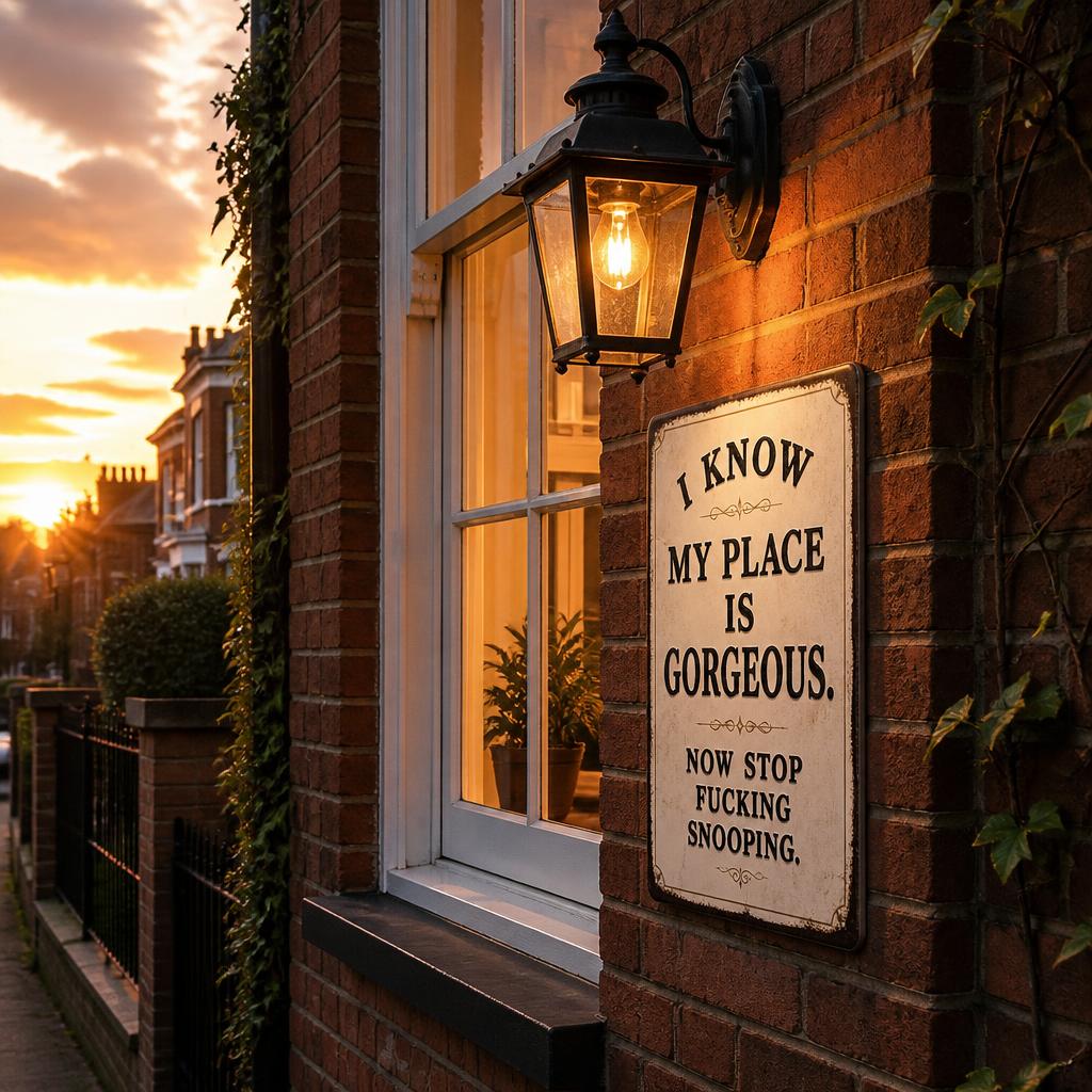🏡 Look Gorgeous, Tell Snoopers to Back Off! The Ultimate Cheeky Decor Your Wall Needs ✨