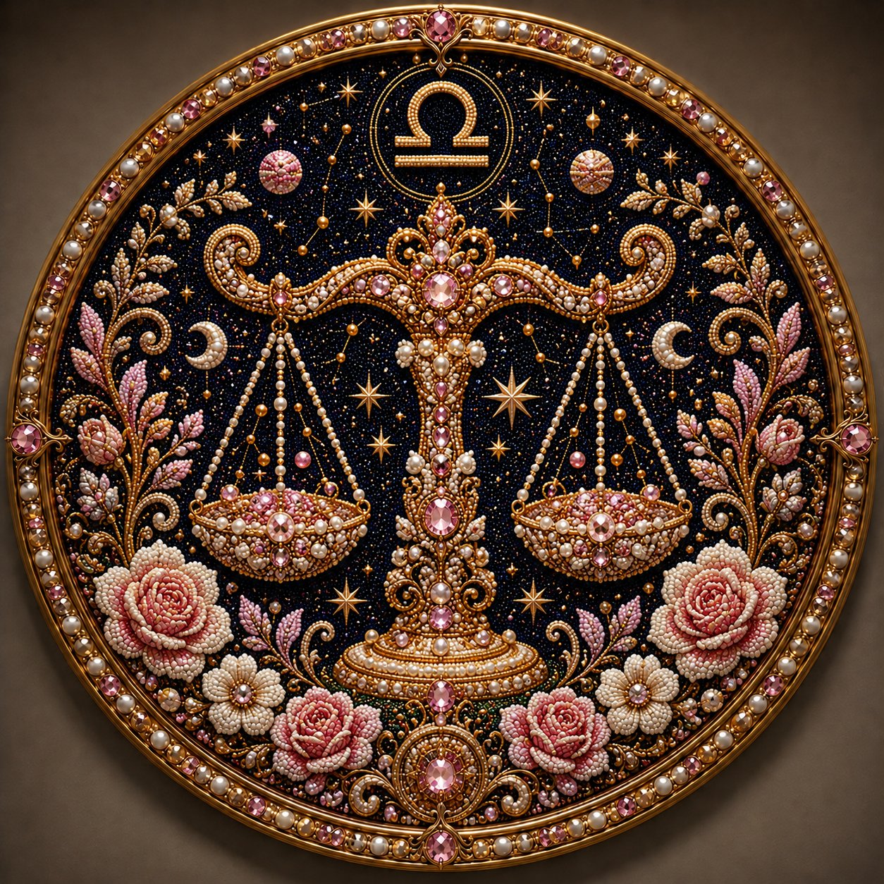 🎁 The Most Thoughtful Personal Gift: 3D Zodiac Gem & Pearl Art