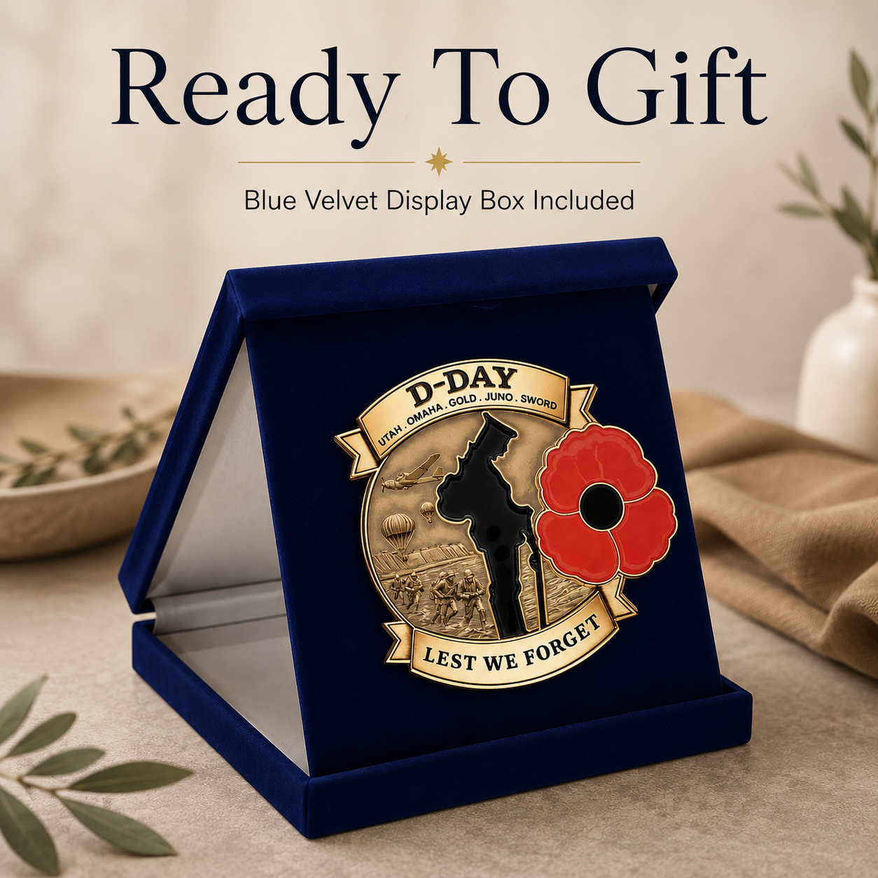 "All Gave Some, Some Gave All" 🌹 80th Anniversary Honor Brooch