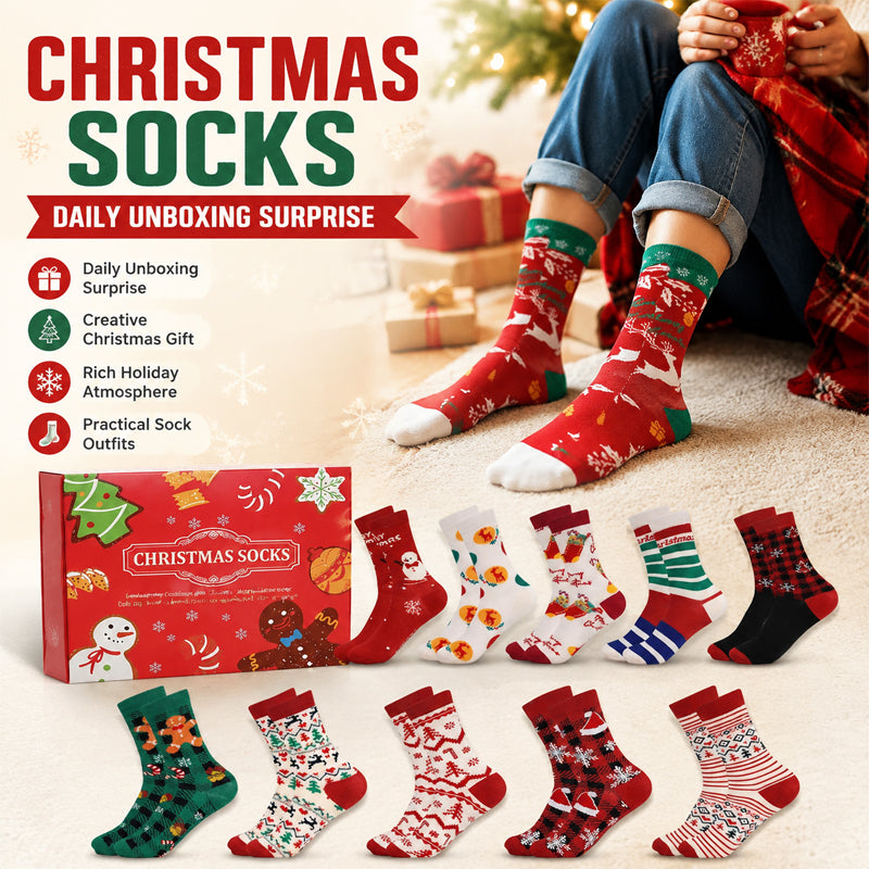 🎄 Make Every Morning Magical! 24-Day Christmas Sock Advent Box