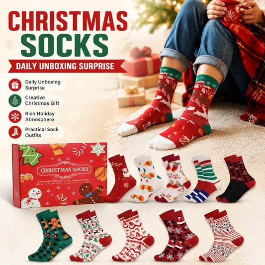 🎄 Make Every Morning Magical! 24-Day Christmas Sock Advent Box