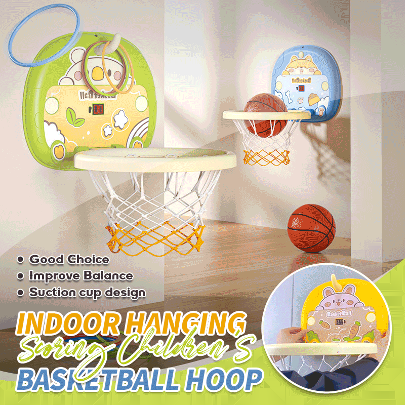 💥 30% OFF 🏠 Indoor Mini Basketball Hoop 🏀 Suction Cup Fun Game for Kids & Toddlers ✨ Develops Motor Skills & Focus