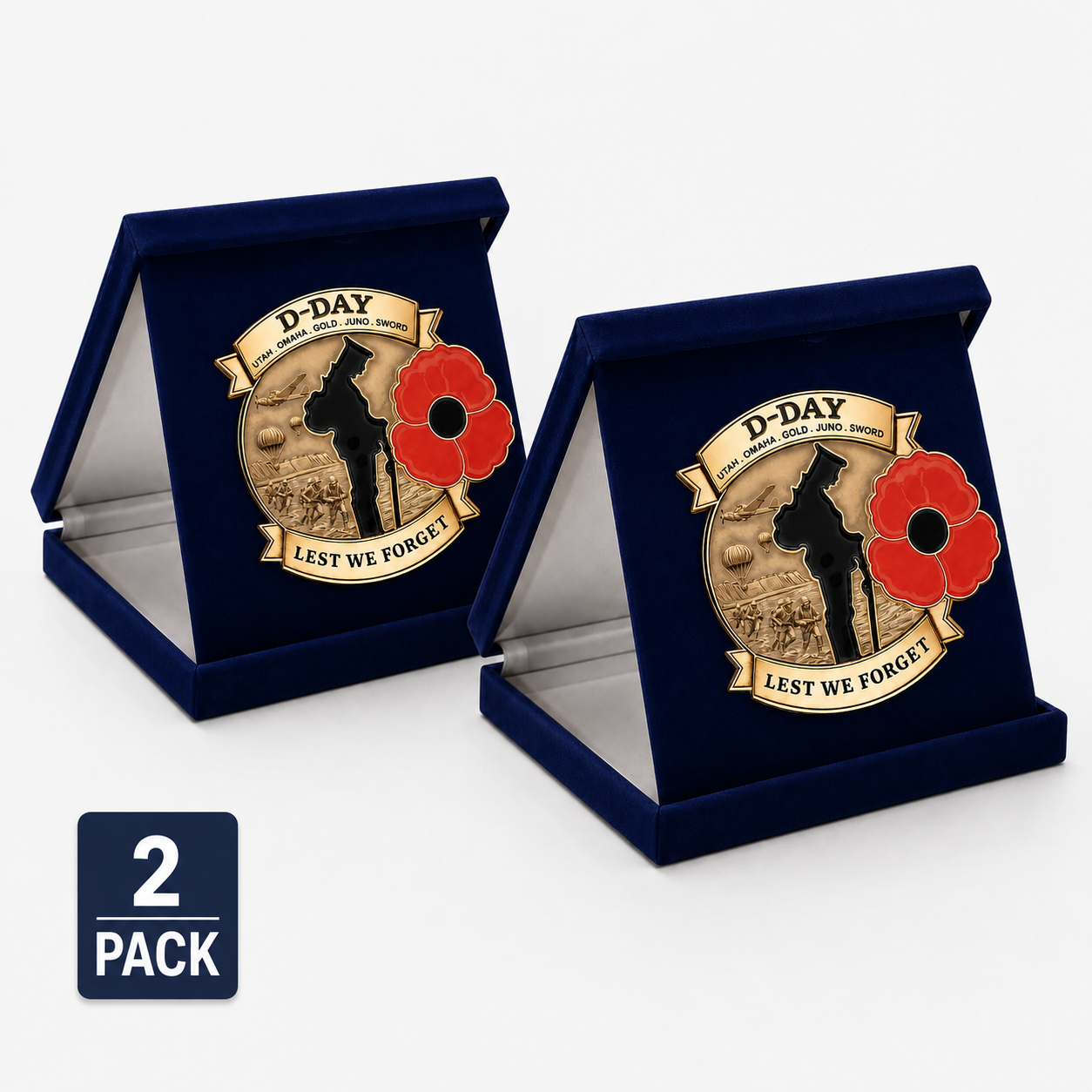 "All Gave Some, Some Gave All" 🌹 80th Anniversary Honor Brooch
