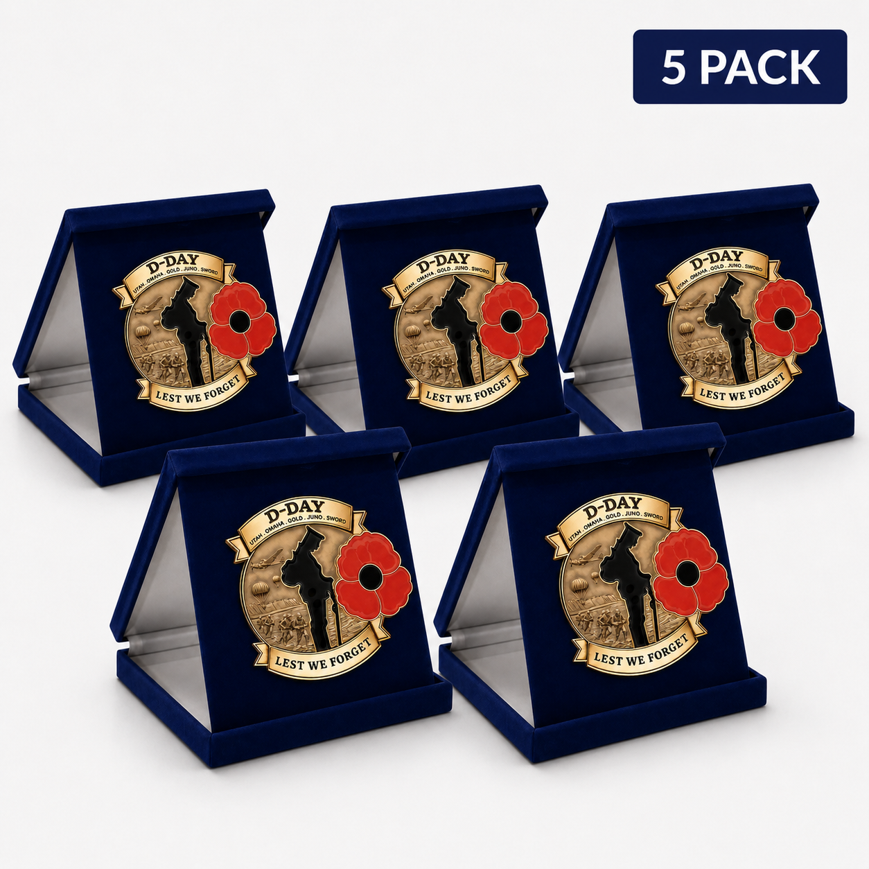 "All Gave Some, Some Gave All" 🌹 80th Anniversary Honor Brooch