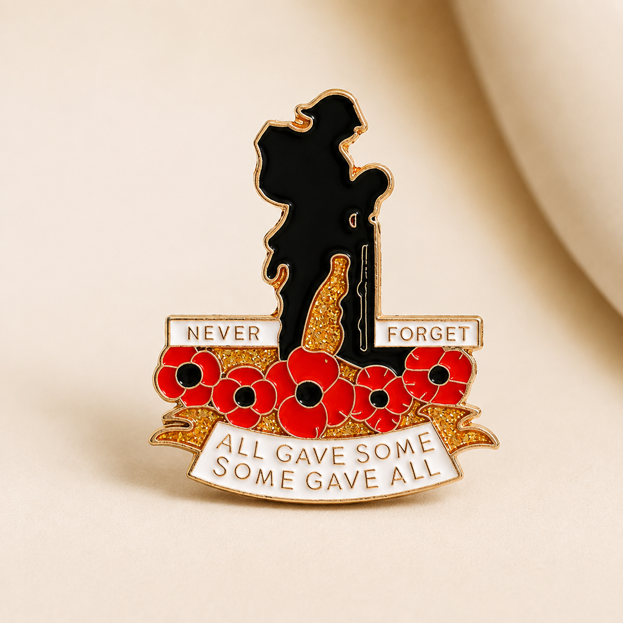 🌹 Honor Their Service | 111th Anniversary Red Poppy Brooch 🎖️