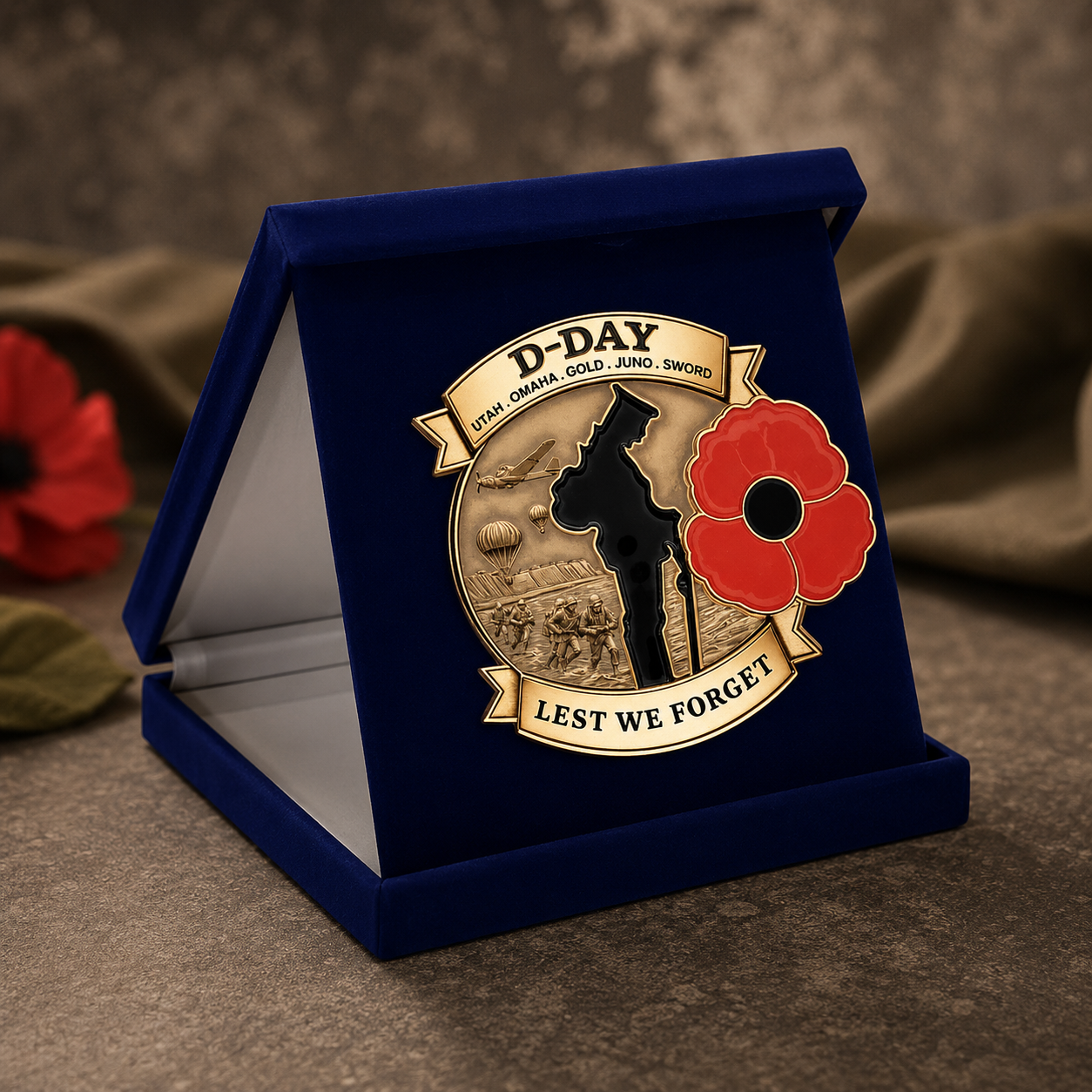 "All Gave Some, Some Gave All" 🌹 80th Anniversary Honor Brooch
