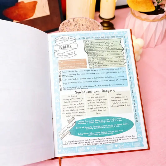 Daily Reflection Journal ✨ Premium Leather Cover & Mindfulness Guide 📔