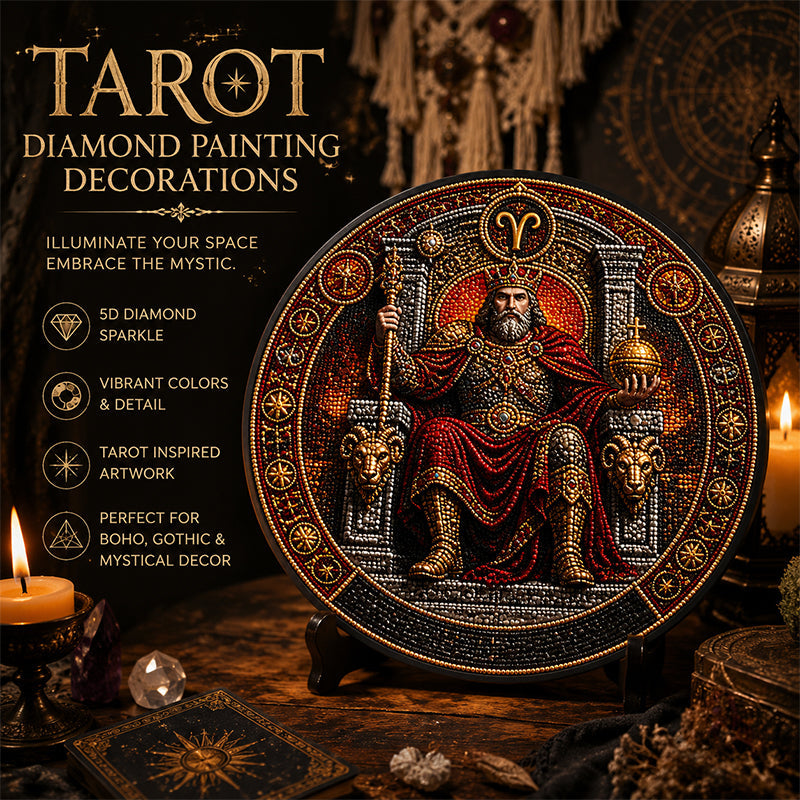 ✨ Sparkle Your Soul: 5D DIY Tarot Diamond Painting Kit for Relaxation & Sacred Decor 🔮
