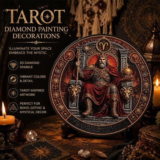 ✨ Sparkle Your Soul: 5D DIY Tarot Diamond Painting Kit for Relaxation & Sacred Decor 🔮