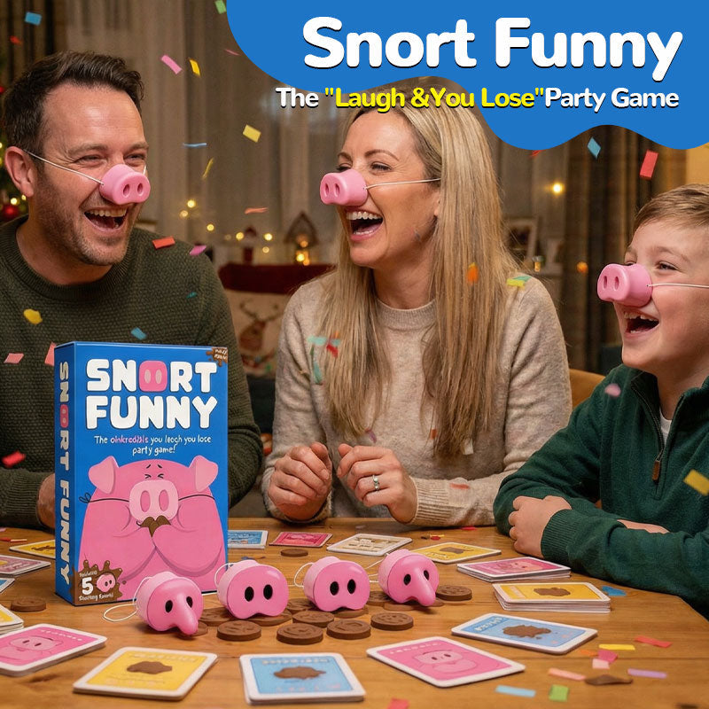 🎲 Family Game | Snort Funny: The "Laugh &You Lose" Party Game 🐷😂