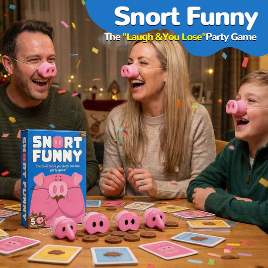 🎲 Family Game | Snort Funny: The "Laugh &You Lose" Party Game 🐷😂