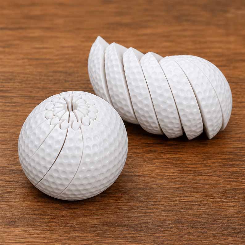 🔥 3D Mechanical Baseball Fidget Sphere ✨ Elite Sensory Stress Relief Desk Toy ⚾
