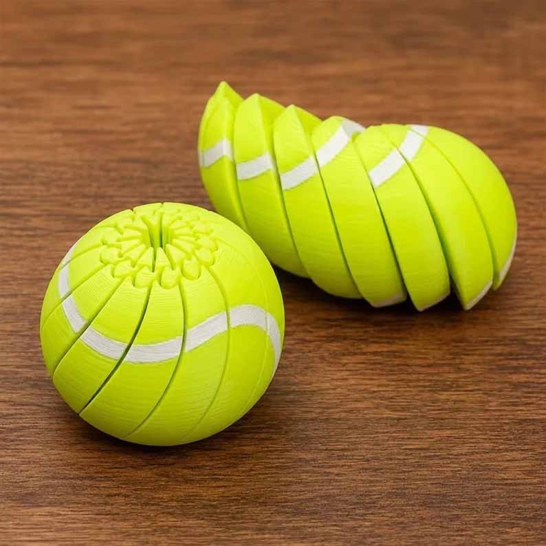 🔥 3D Mechanical Baseball Fidget Sphere ✨ Elite Sensory Stress Relief Desk Toy ⚾