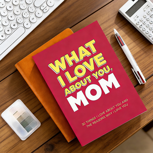 "What I Love About You" Personalised Journal – Heartfelt Gift for Mum, Dad & Friends 📖✨