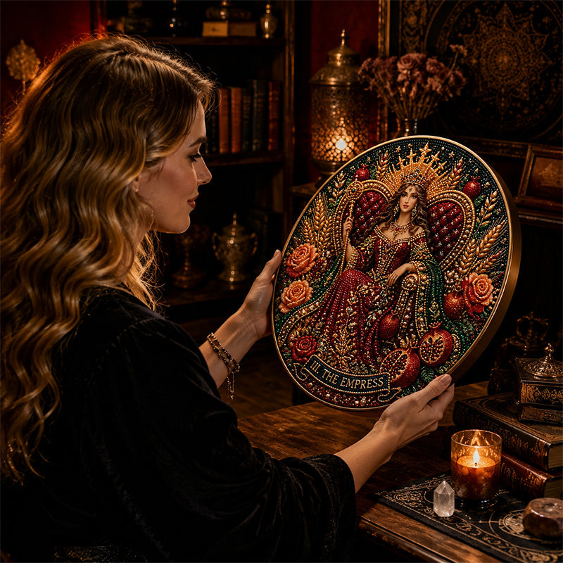 ✨ Sparkle Your Soul: 5D DIY Tarot Diamond Painting Kit for Relaxation & Sacred Decor 🔮