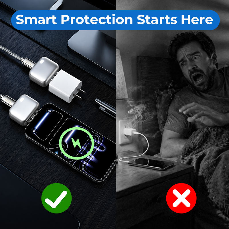 🌙 Sleep Better, Charge Smarter: The Ultimate Auto-Shutoff Charging Adapter ✨