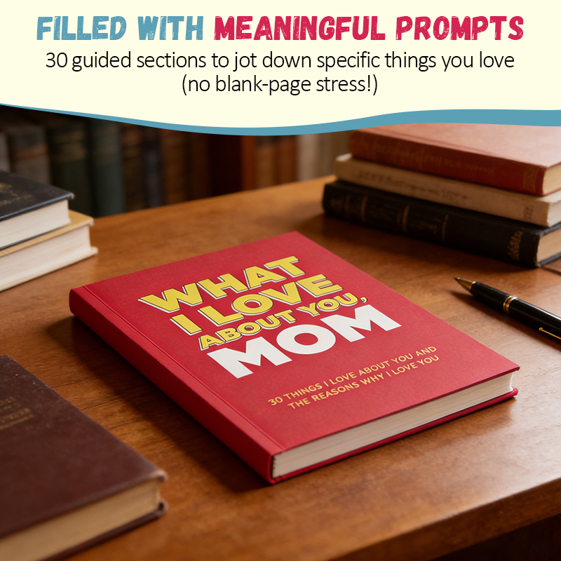 The "Tears of Joy" Book: 30 Reasons Why I Love You, Mum – A Personalised Keepsake