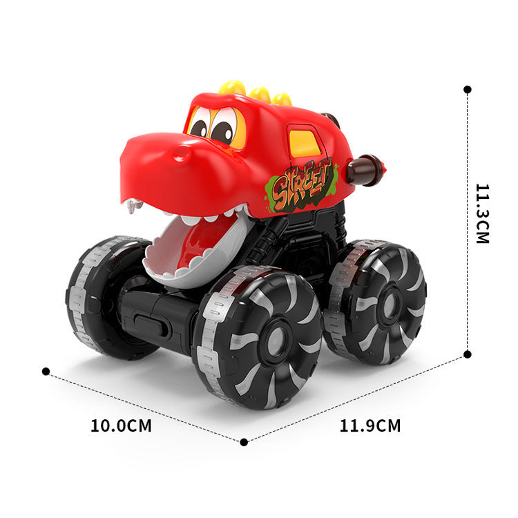 🚗 Press & Go Dino Truck for Toddlers | With Motion-Activated LED Light ✨