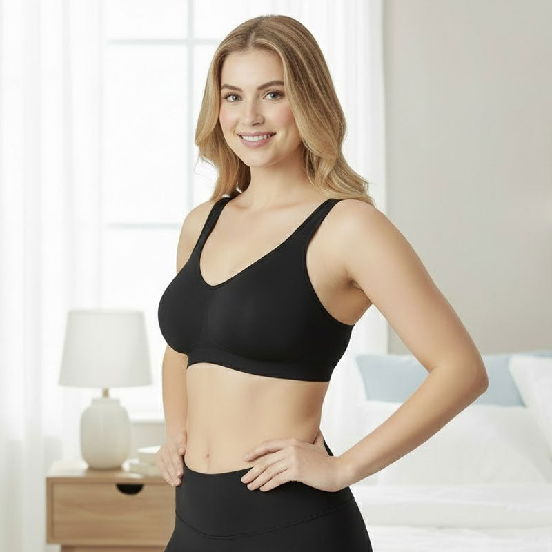 💥 BLACK FRIDAY –40% REA! 💖 | Lyxig Bygelfri BH | Silkig Glans & Push-Up Effekt 🌸