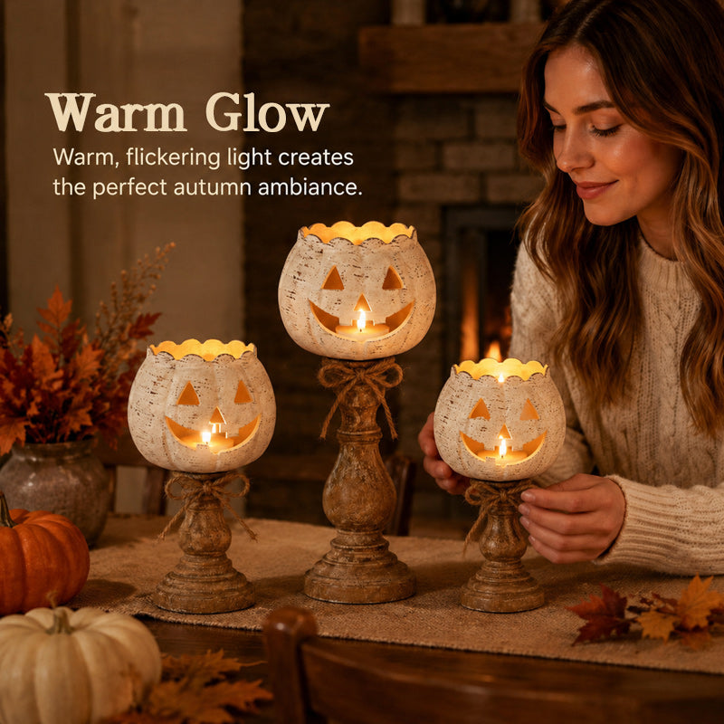 Create the Coziest Autumn Glow: Handcrafted Pumpkin Candle Holder 🎃
