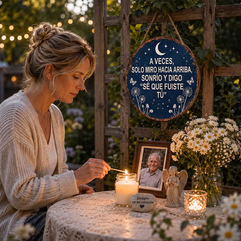 “I Know That Was You” Memorial Sign – Keep Their Loving Presence Forever Blooming in Your Sanctuary 🌙