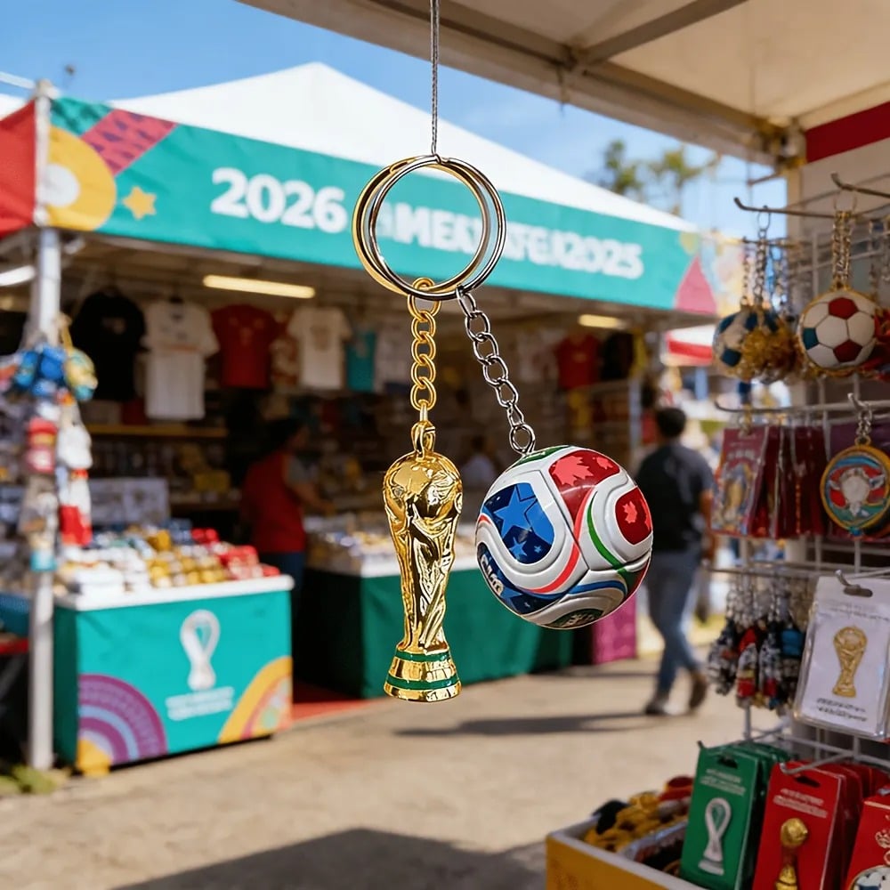 ⚽ Limited Edition 2026 North American Soccer Tournament Keychain — Own a Piece of History! ✨