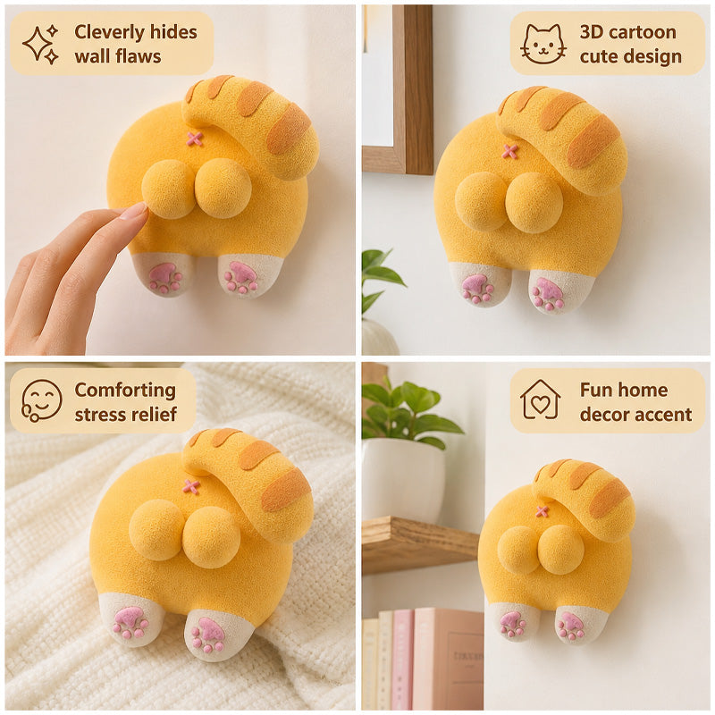😂 Instant Smile Maker | 3D Cute Cat Butt Switch Cover — The Quirkiest Anti-Stress Home Decor That Sparks Pure Joy!