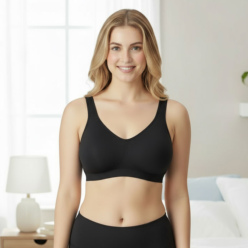 💥 BLACK FRIDAY –40% REA! 💖 | Lyxig Bygelfri BH | Silkig Glans & Push-Up Effekt 🌸