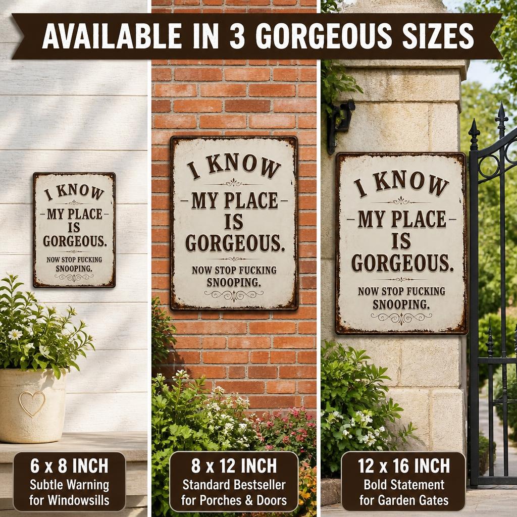 🏡 Look Gorgeous, Tell Snoopers to Back Off! The Ultimate Cheeky Decor Your Wall Needs ✨