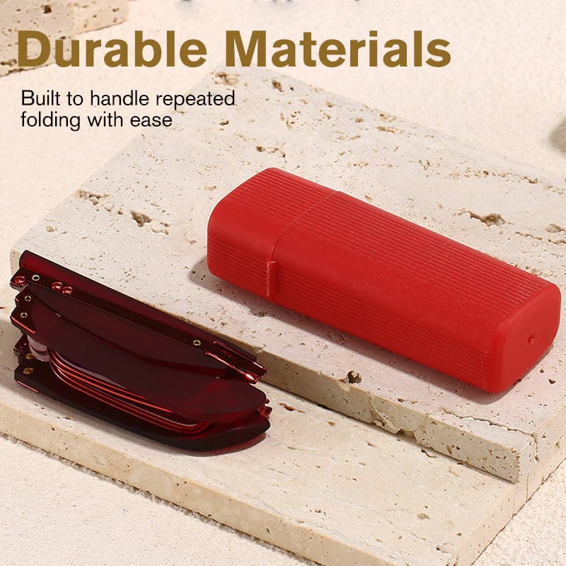 Compact Foldable Reading Glasses ✨ Blue Light Blocking Pocket Readers 👓