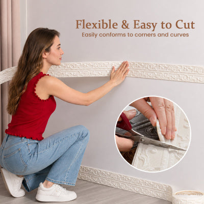 Custom Home Molding ✨ – No Tools, No Expensive Contractors!