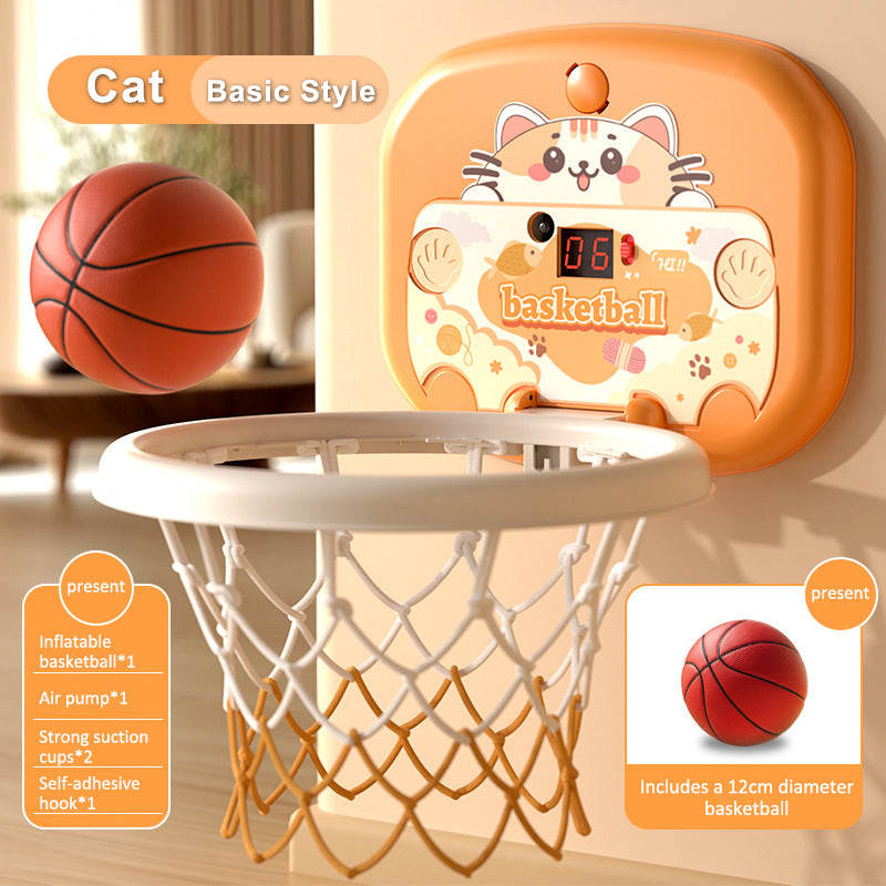 💥 30% OFF 🏠 Indoor Mini Basketball Hoop 🏀 Suction Cup Fun Game for Kids & Toddlers ✨ Develops Motor Skills & Focus