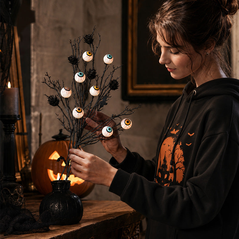 🦇 Turn your home into a haunted haven instantly! Eerie elegance at its best 👁️