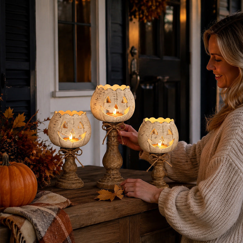Create the Coziest Autumn Glow: Handcrafted Pumpkin Candle Holder 🎃