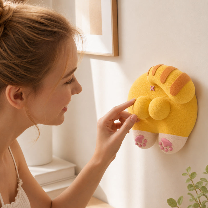 😂 Instant Smile Maker | 3D Cute Cat Butt Switch Cover — The Quirkiest Anti-Stress Home Decor That Sparks Pure Joy!