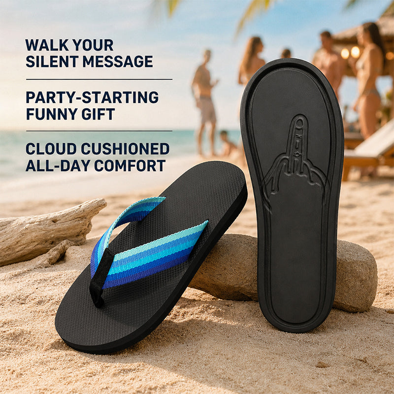 👣 Sand Imprint Flip-Flops | Leave A Cheeky Trail — The Ultimate Crowd-Pleasing Summer Slippers That Spark Pure Joy!