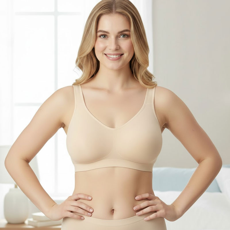 💥 BLACK FRIDAY –40% REA! 💖 | Lyxig Bygelfri BH | Silkig Glans & Push-Up Effekt 🌸