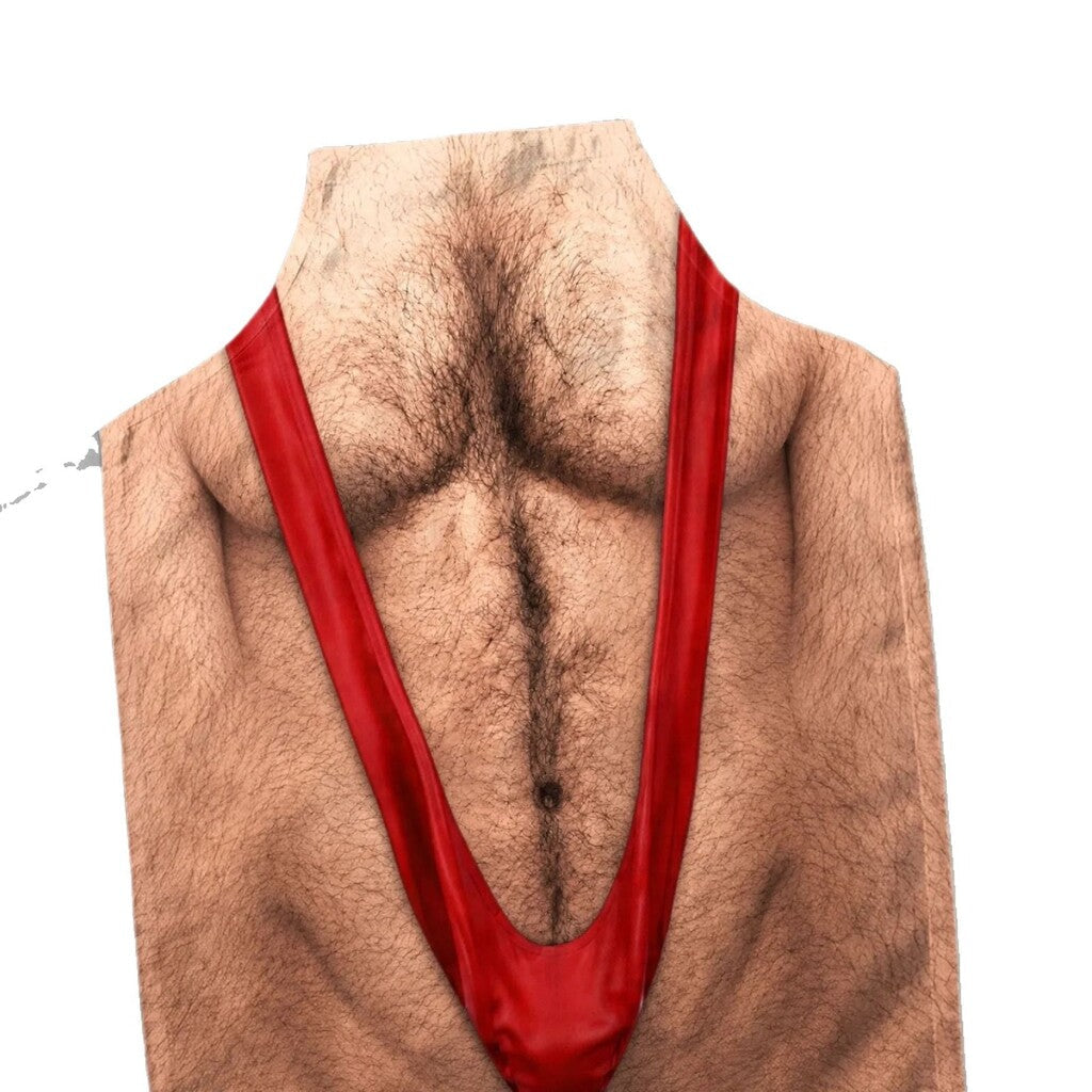 Steal the Show at Every BBQ! 😂 Funny 3D Hairy Chest Apron