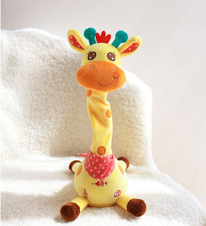 🎉 Bestseller Giraffe Plush Toy | Sings, Dances & Repeats What You Say (Interactive) 🦒🎶