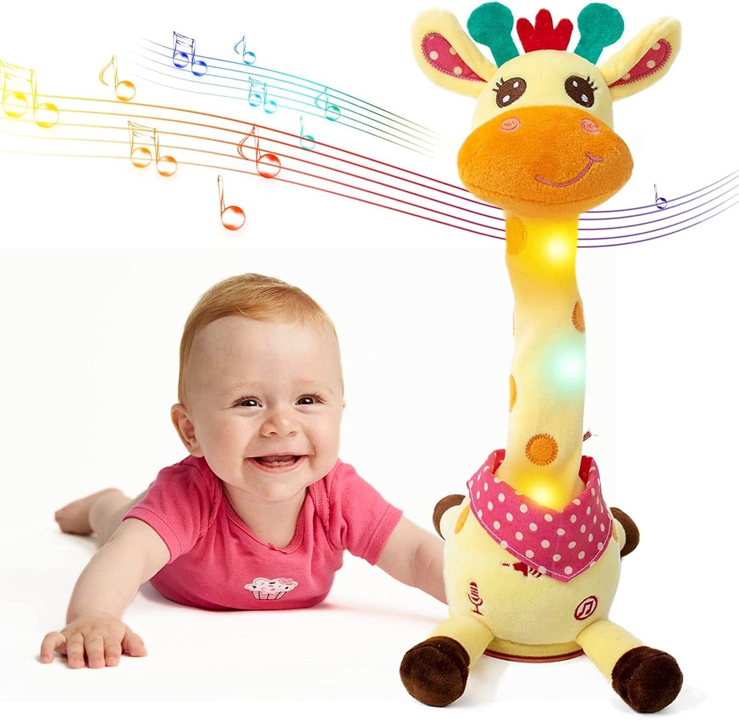 🎉 Bestseller Giraffe Plush Toy | Sings, Dances & Repeats What You Say (Interactive) 🦒🎶