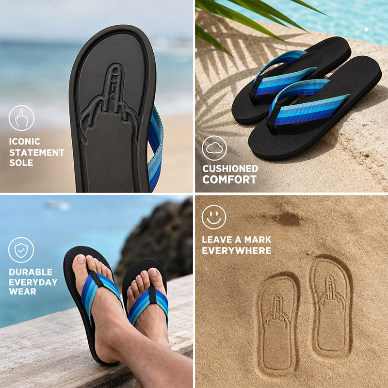 👣 Sand Imprint Flip-Flops | Leave A Cheeky Trail — The Ultimate Crowd-Pleasing Summer Slippers That Spark Pure Joy!