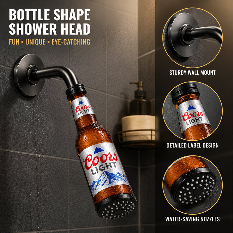 🍺 Beer Bottle Shower Head – The Ultimate Funny Gift for Beer Lovers! 🚿