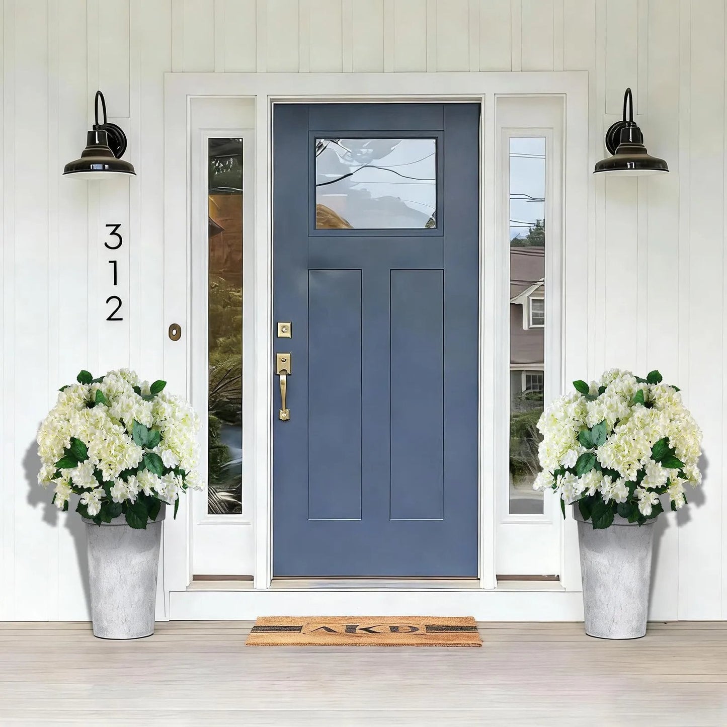 Lifelike Artificial Floral Set: Always Blooming, Never Wilt – Your Effortless Dream Porch! 🏡🌷